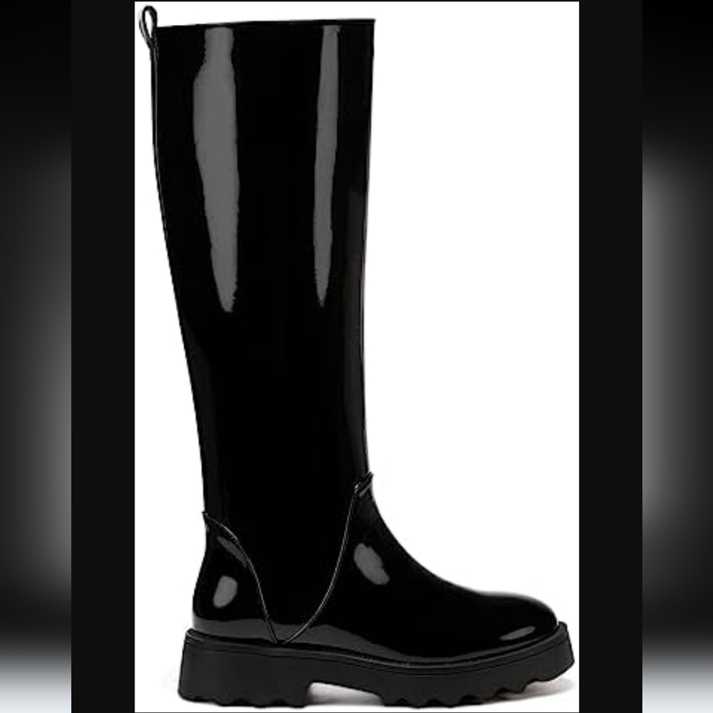 AEROSOLES Black Over the Knee Boots